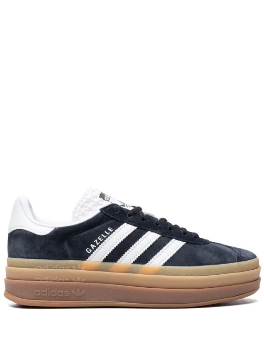NWT Adidas Gazelle Platform Sneakers in Black/White and Gum platform